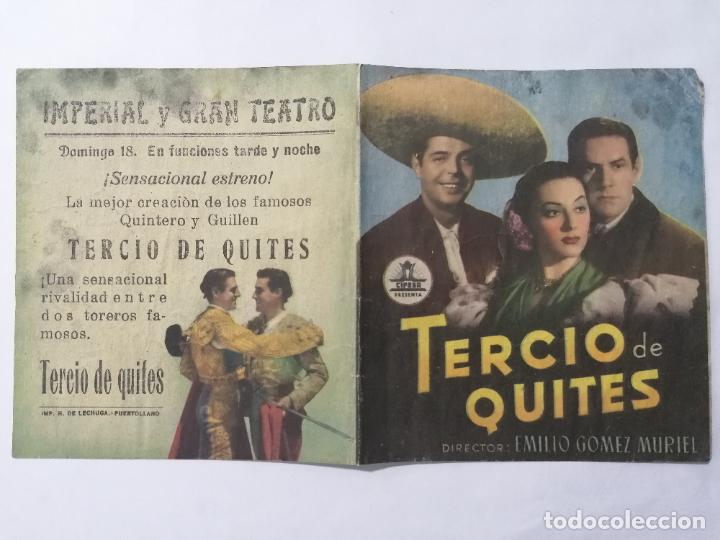 Cine: PROGRAMA DE CINE DOBLE, TERCIO DE QUITES, A&Ntilde;OS 50 - Foto 1