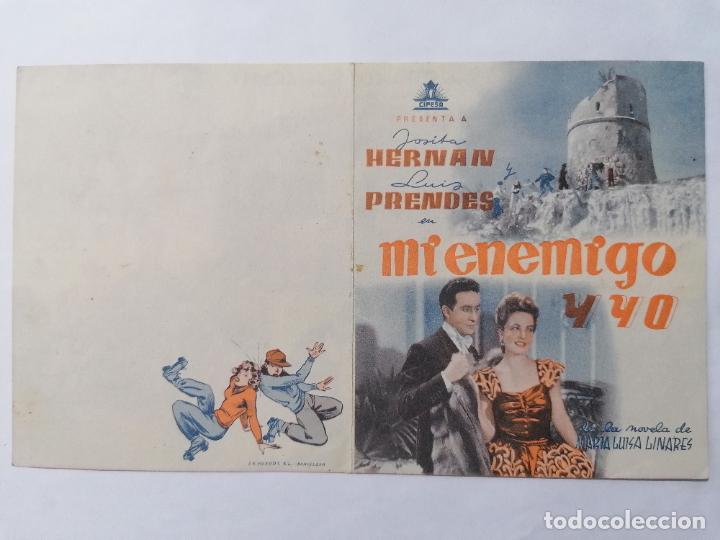 Cine: PROGRAMA DE CINE DOBLE, MI ENEMIGO Y YO, A&Ntilde;OS 40 - Foto 1
