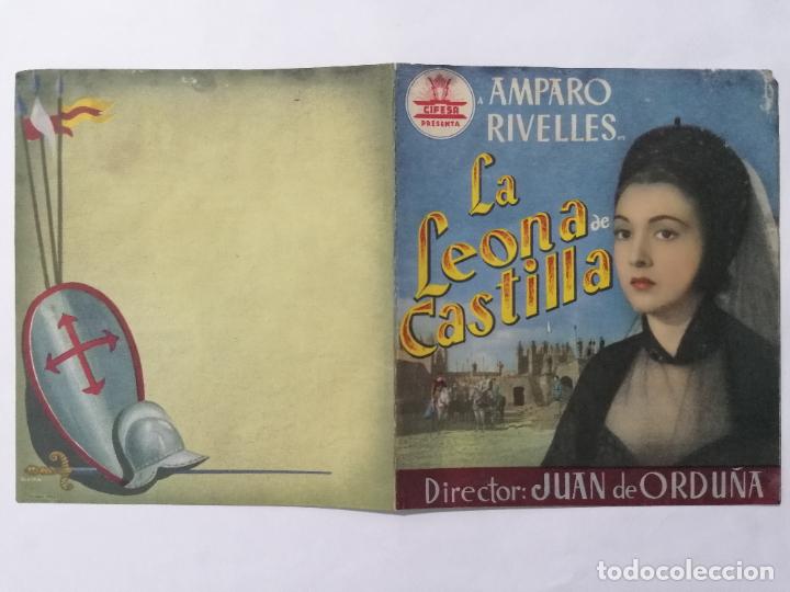 Cine: PROGRAMA DE CINE DOBLE, LA LEONA DE CASTILLA, A&Ntilde;OS 40 - Foto 1