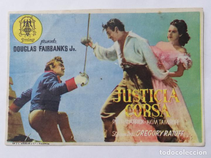 Cine: PROGRAMA DE CINE, JUSTICIA CORSA, A&Ntilde;OS 50 - Foto 1