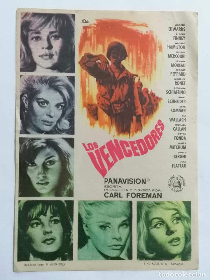 Cine: PROGRAMA DE CINE, LOS VENCEDORES, A&Ntilde;OS 50 - Foto 1