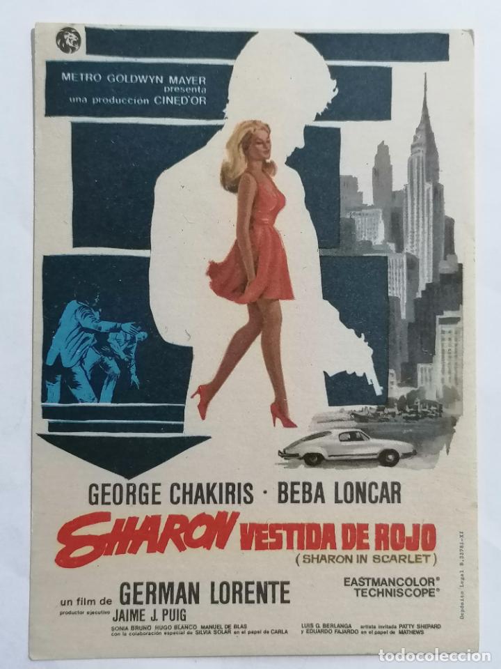 Cine: PROGRAMA DE CINE, SHARON VESTIDA DE ROJO, A&Ntilde;OS 50 - Foto 1