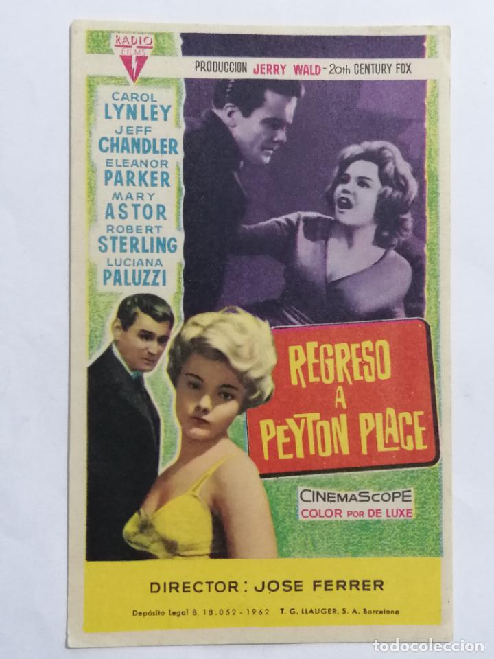 Cine: PROGRAMA DE CINE, REGRESO A PEYTON PLACE, A&Ntilde;OS 50 - Foto 1