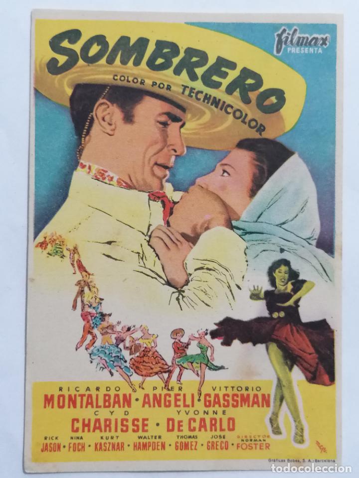 Cine: PROGRAMA DE CINE, SOMBRERO, A&Ntilde;OS 50 - Foto 1