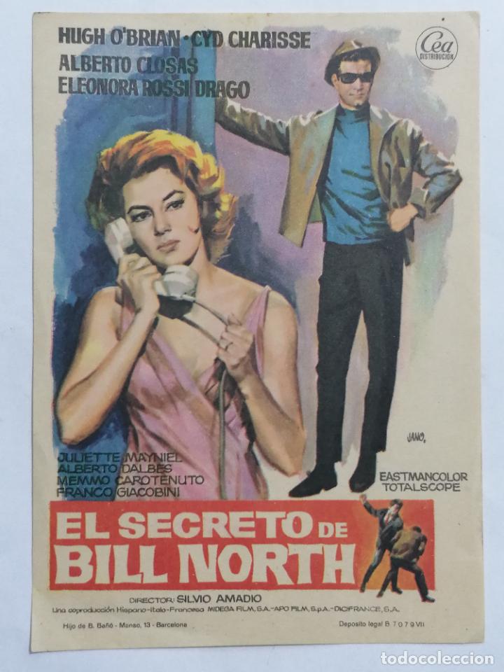 Cine: PROGRAMA DE CINE, EL SECRETO DE BILL NORTH, A&Ntilde;OS 50 - Foto 1