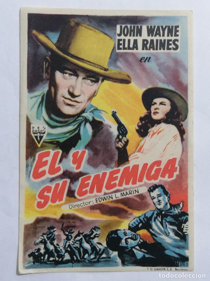Cine: PROGRAMA DE CINE, EL Y SU ENEMIGA, A&Ntilde;OS 60 - Foto 1
