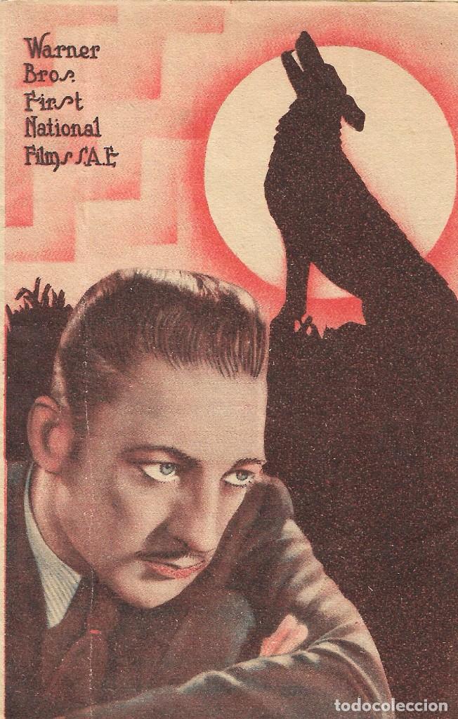 Cine: PN - PROGRAMA DOBLE - EL CASO DEL PERRO AULLADOR - WARREN WILLIAM, MARY ASTOR - CENTRAL CINEMA 1937