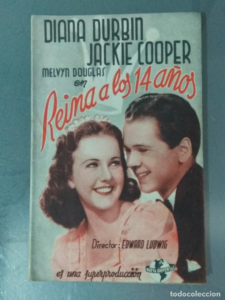 Cine: REINA A LOS 14 A&Ntilde;OS - PROGRAMA DE CINE DOBLE. - Foto 1