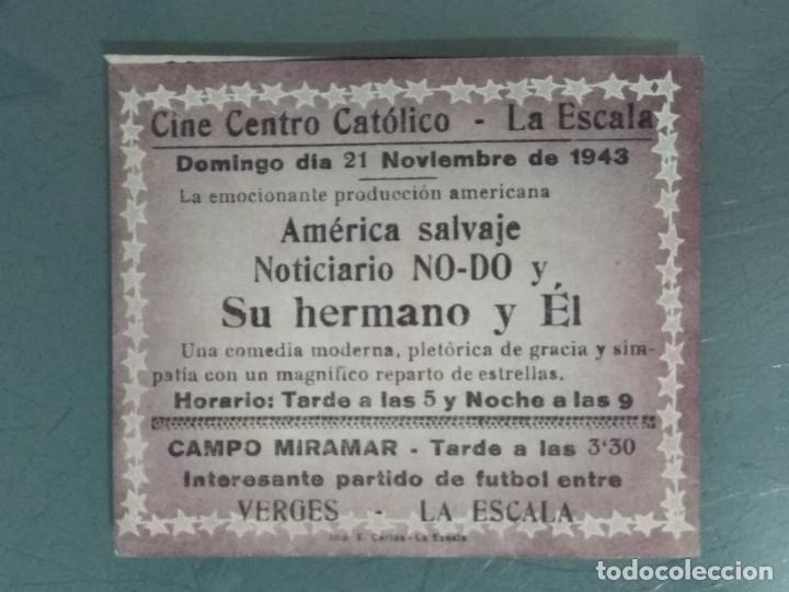 Cine: SU HERMANO Y EL - PROGRAMA DE CINE DOBLE TROQUELADO. - Foto 3