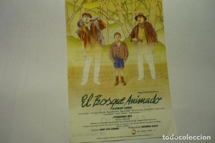 Cine: programa el bosque animado.-alfredo landa - publicidad - Foto 1