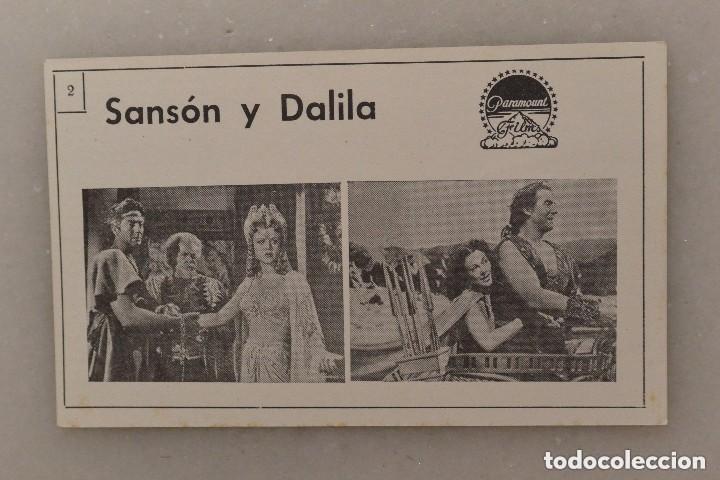  Foglietti di film di film antichi di cinema: FOLLETO MANO CINE SANS&Oacute;N Y DALILA