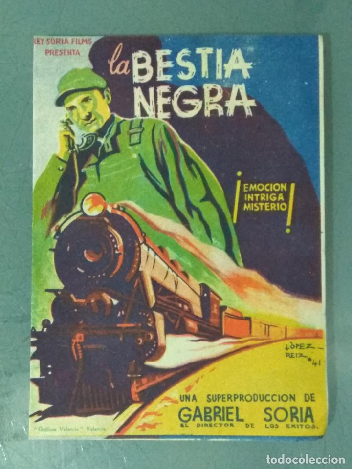 Cine: LA BESTIA NEGRA - PROGRAMA DE CINE DOBLE - Foto 1