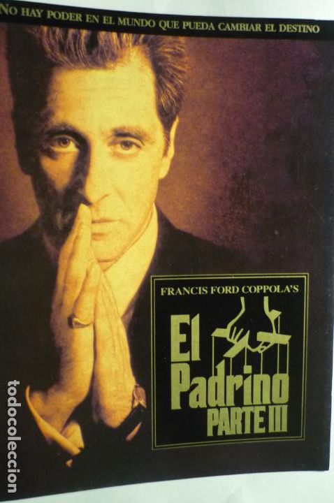 Cine: PROGRAMA TRIPTICO EL PADRINO PARTE 3 PQ - Foto 1