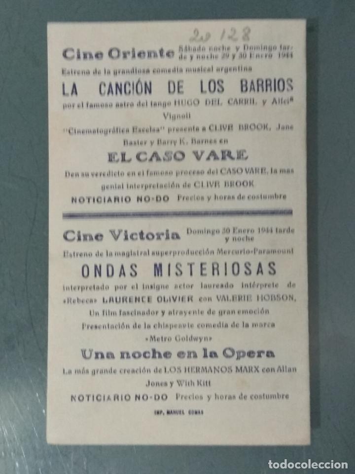 Cine: LA CANCION DE LOS BARRIOS - PROGRAMA DE CINE DOBLE - Foto 3