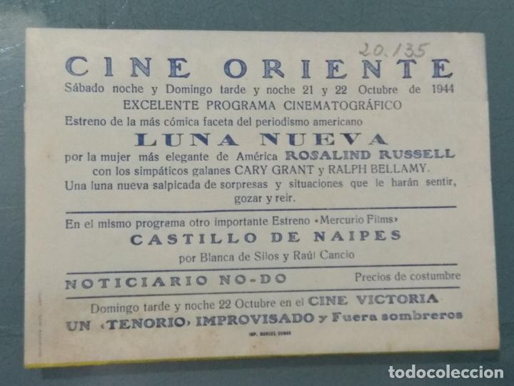 Cine: LUNA NUEVA - PROGRAMA DE CINE DOBLE - Foto 3
