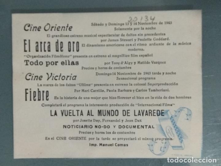 Cine: EL ARCA DE ORO - PROGRAMA DE CINE DOBLE - Foto 3
