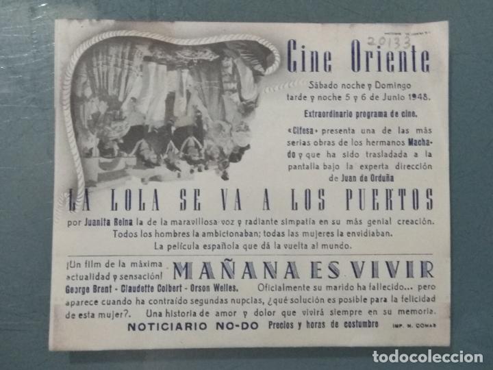 Cine: LA LOLA SE VA A LOS PUERTOS - PROGRAMA DE CINE DOBLE - Foto 3