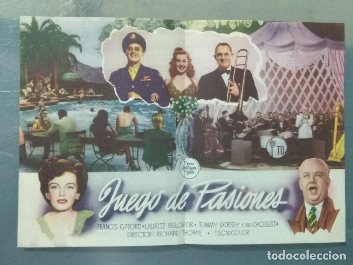 Cine: JUEGO DE PASIONES - PROGRAMA DE CINE DOBLE - Foto 2