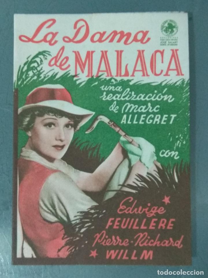 Cine: LA DAMA DE MALAGA - PROGRAMA DE CINE DOBLE - Foto 1