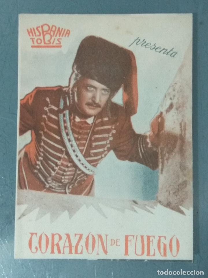 Cine: CORAZON DE FUEGO - PROGRAMA DE CINE DOBLE - Foto 1