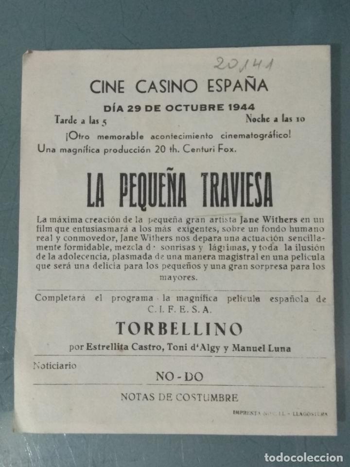 Cine: LA PEQUE&Ntilde;A TRAVIESA - PROGRAMA DE CINE DOBLE - Foto 3