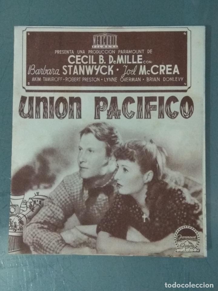 Cine: UNION PACIFICO - PROGRAMA DE CINE DOBLE - Foto 1