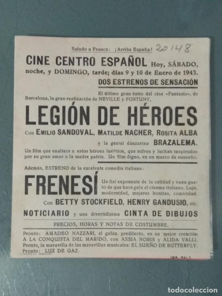 Cine: LEGION DE HEROES - PROGRAMA DE CINE DOBLE - Foto 3