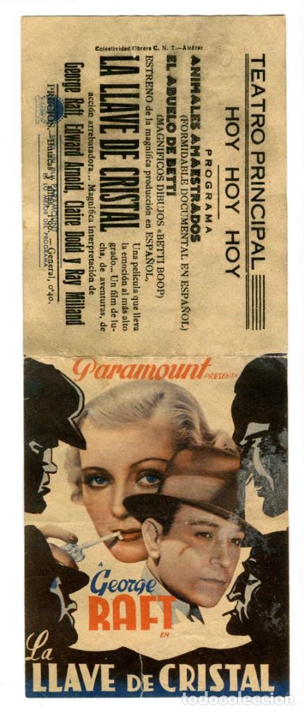 Cine: LA LLAVE DE CRISTAL, con George Raft. - Foto 1
