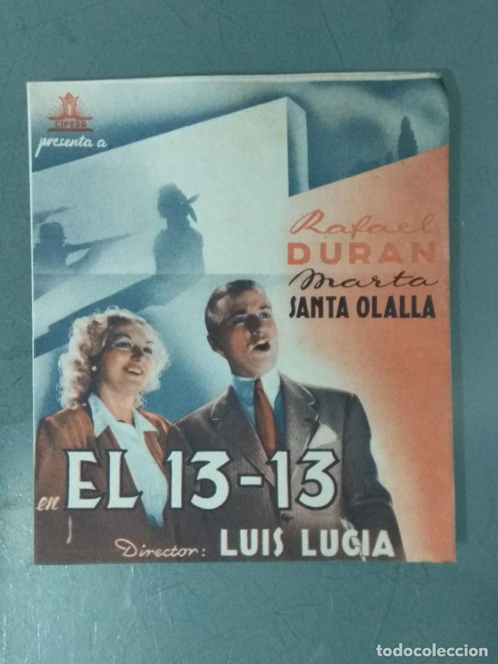 Cine: EL 13-13 - PROGRAMA DE CINE DOBLE - Foto 1