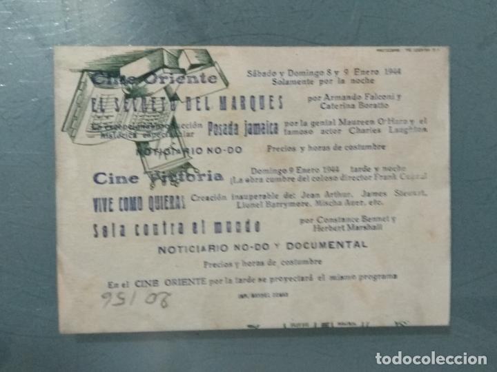 Cine: EL SECRETO DEL MARQUES - PROGRAMA DE CINE DOBLE - Foto 3