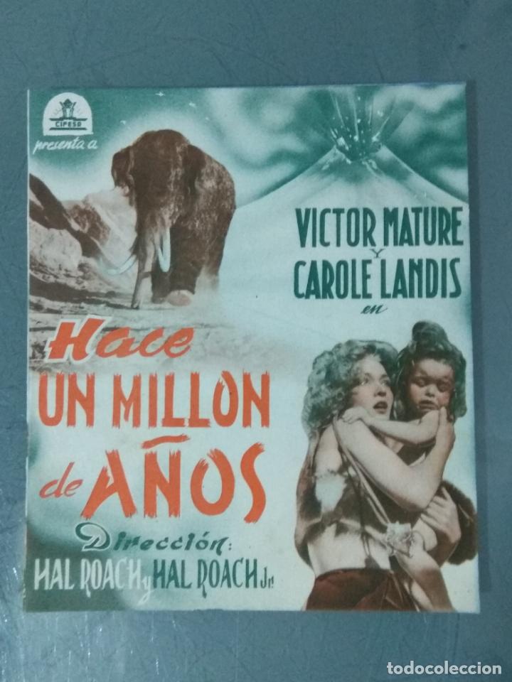 Cine: HACE UN MILLON DE A&Ntilde;OS - PROGRAMA DE CINE DOBLE - Foto 1