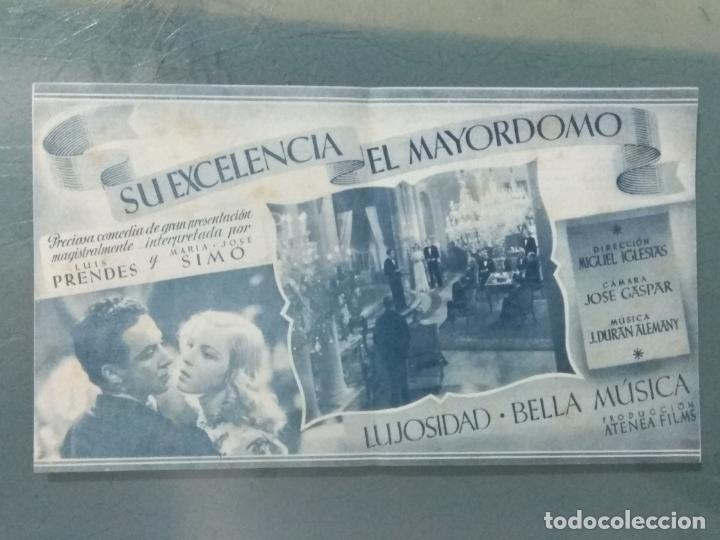 Cine: SU EXCELENCIA EL MAYORDOMO - PROGRAMA DE CINE DOBLE - Foto 2