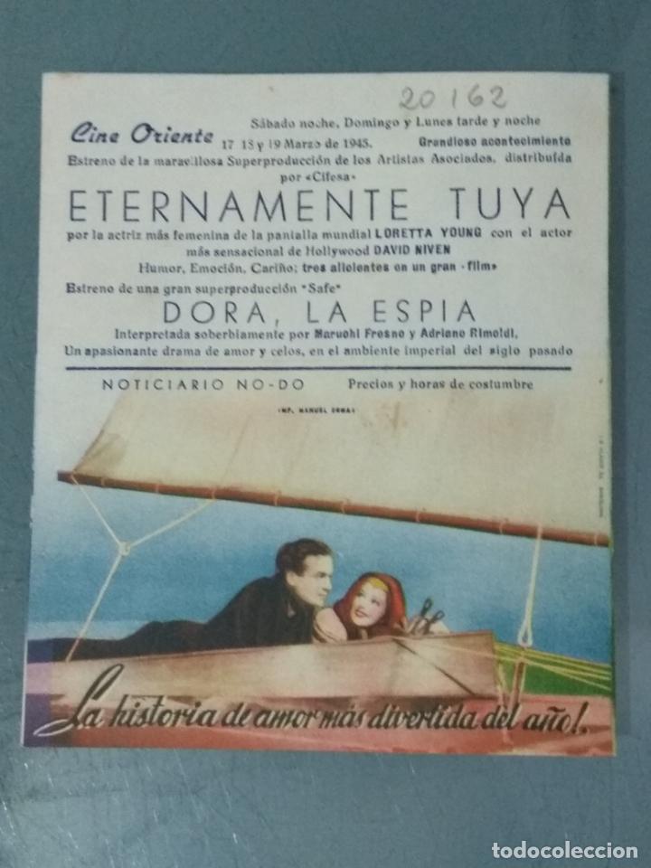 Cine: ETERNAMENTE TUYA - PROGRAMA DE CINE DOBLE - Foto 3