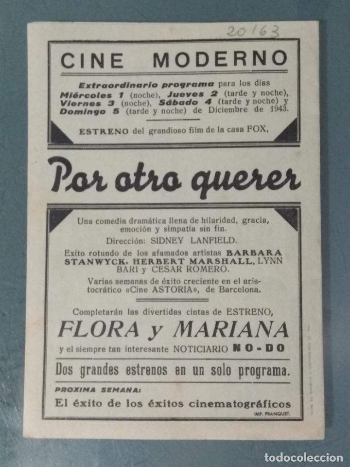 Cine: POR OTRO QUERER - PROGRAMA DE CINE DOBLE - Foto 3