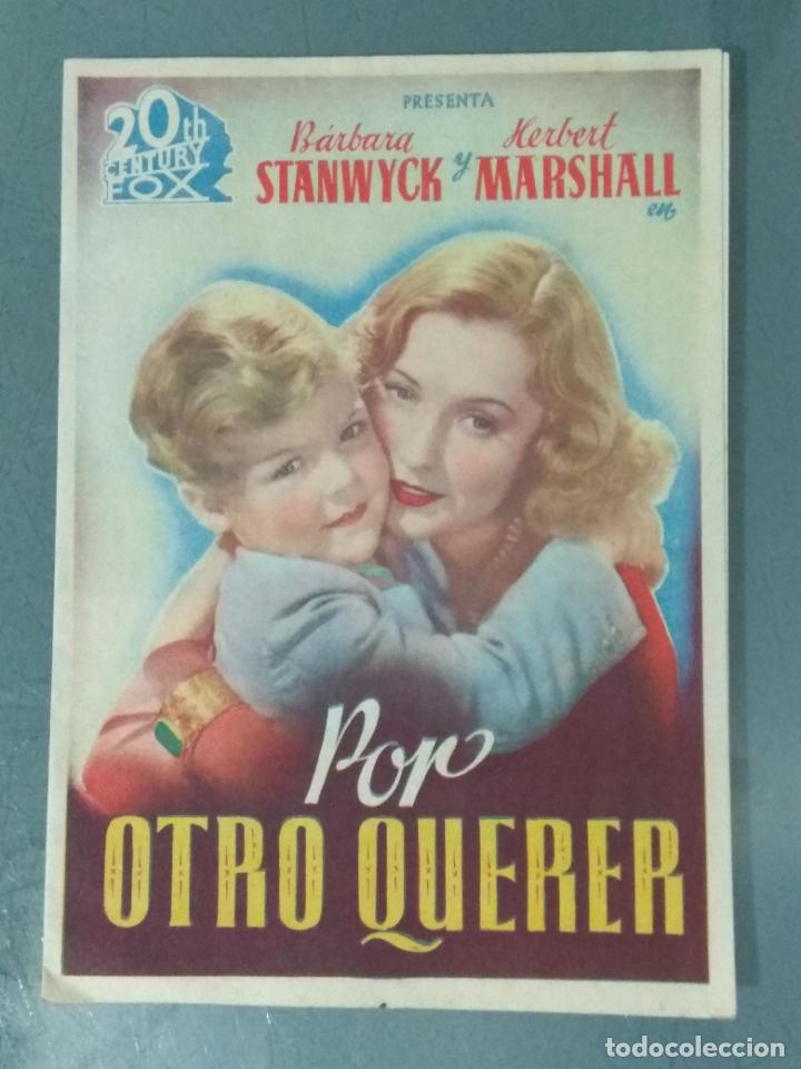Cine: POR OTRO QUERER - PROGRAMA DE CINE DOBLE - Foto 1