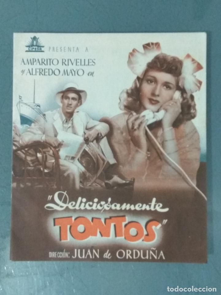 Cine: DELICIOSAMENTE TONTOS - PROGRAMA DE CINE DOBLE - Foto 1
