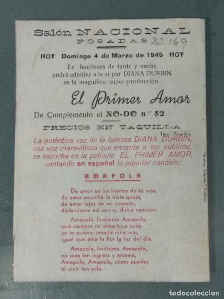 Cine: EL PRIMER AMOR - PROGRAMA DE CINE DOBLE - Foto 3