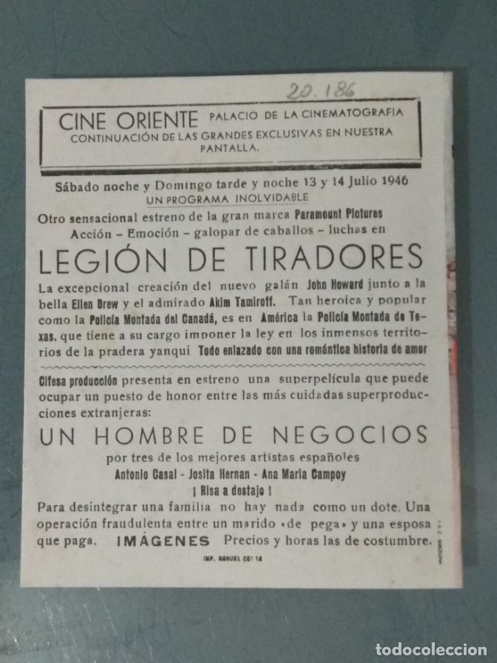 Cine: LEGION DE TRAIDORES - PROGRAMA DE CINE DOBLE - Foto 3