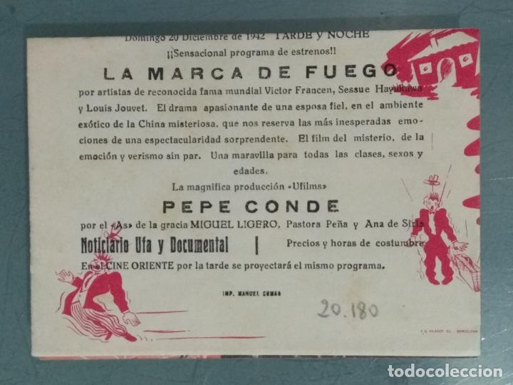 Cine: VIAJE SIN DESTINO - PROGRAMA DE CINE DOBLE - Foto 3