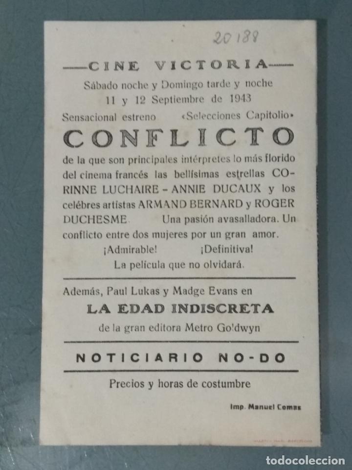 Cine: CONFLICTO - PROGRAMA DE CINE DOBLE - Foto 3