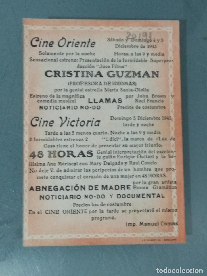 Cine: ABNEGACION DE MADRE - PROGRAMA DE CINE DOBLE - Foto 3