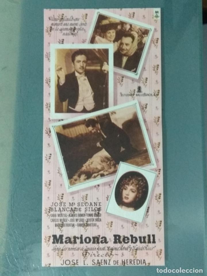 Cine: MARIONA REBULL - PROGRAMA DE CINE DOBLE - Foto 2