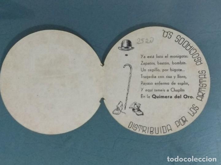 Cine: LA QUIMERA DEL ORO - PROGRAMA DE CINE DOBLE TROQUELADO - Foto 2