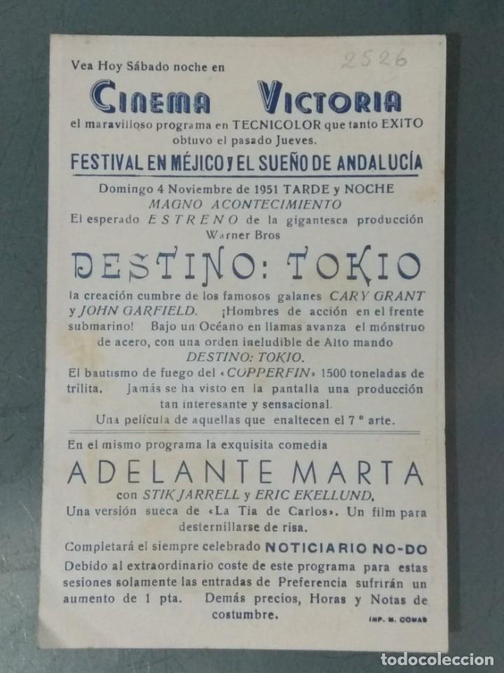 Cine: DESTINO TOKIO. DOS PROGRAMAS SENCILLOS. - Foto 3