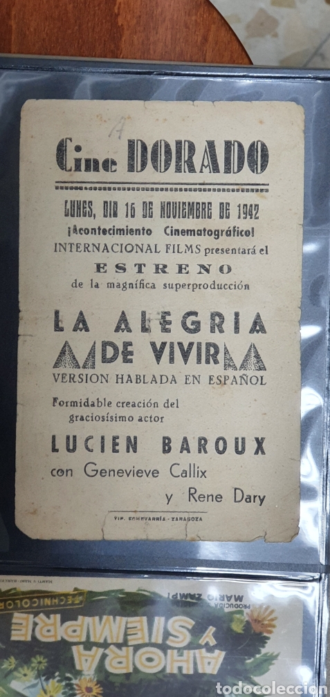 Cine: PROGRAMA LA ALEGRIA DE VIVIR CON PUBLICIDAD - Foto 2