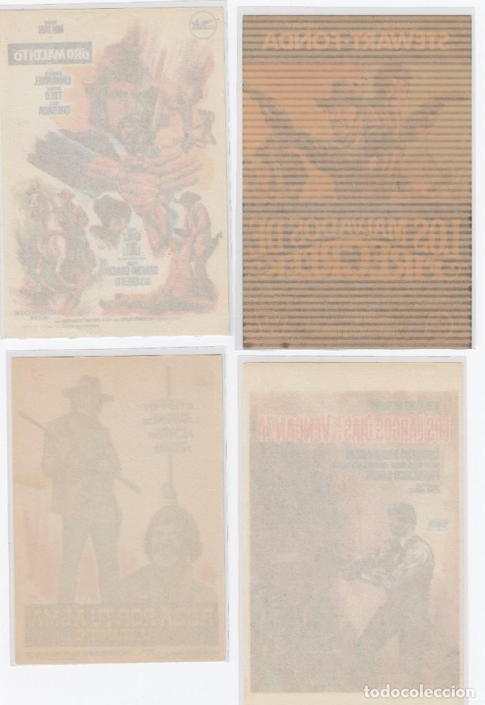 Cine: lote de 4 programas de cine del genero westerns. s/c - Foto 2