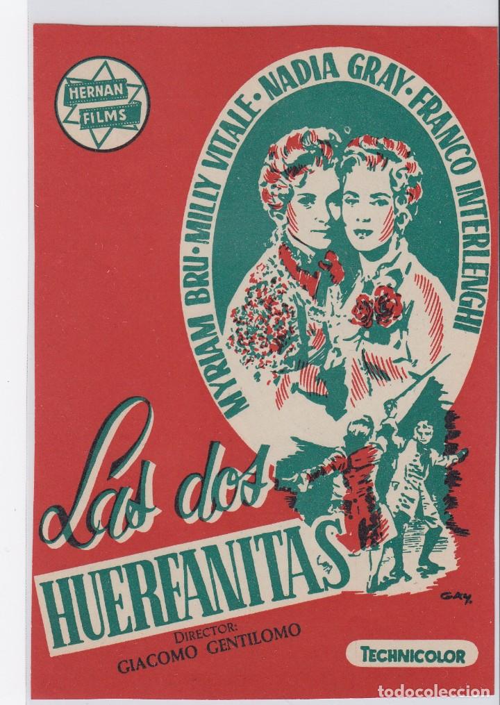Cine: programa de cine las dos huerfanitas. s/c - Foto 1