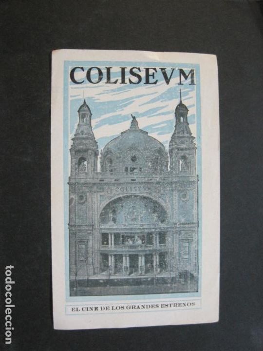  Flyers Publicitaires de films Anciens: COLISEUM-RODOLFO HOYOS-LA ROSA DE IRLANDA-PROGRAMA DE CINE ANTIGUO-VER FOTOS-(K-1135)