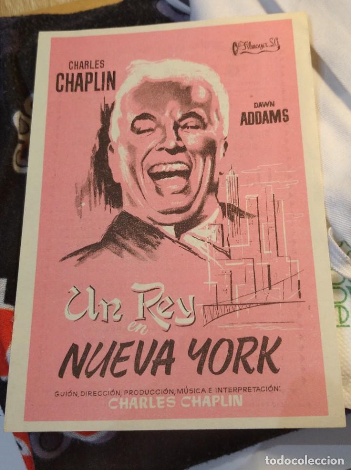 Cine: Programa de Cine de UN REY EN NUEVA YORK, Charles Chaplin. - Foto 1