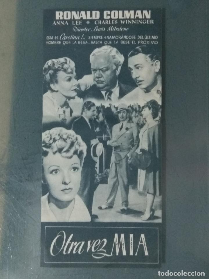 Cine: OTRA VEZ MIA - PROGRAMA DE CINE DOBLE - Foto 2